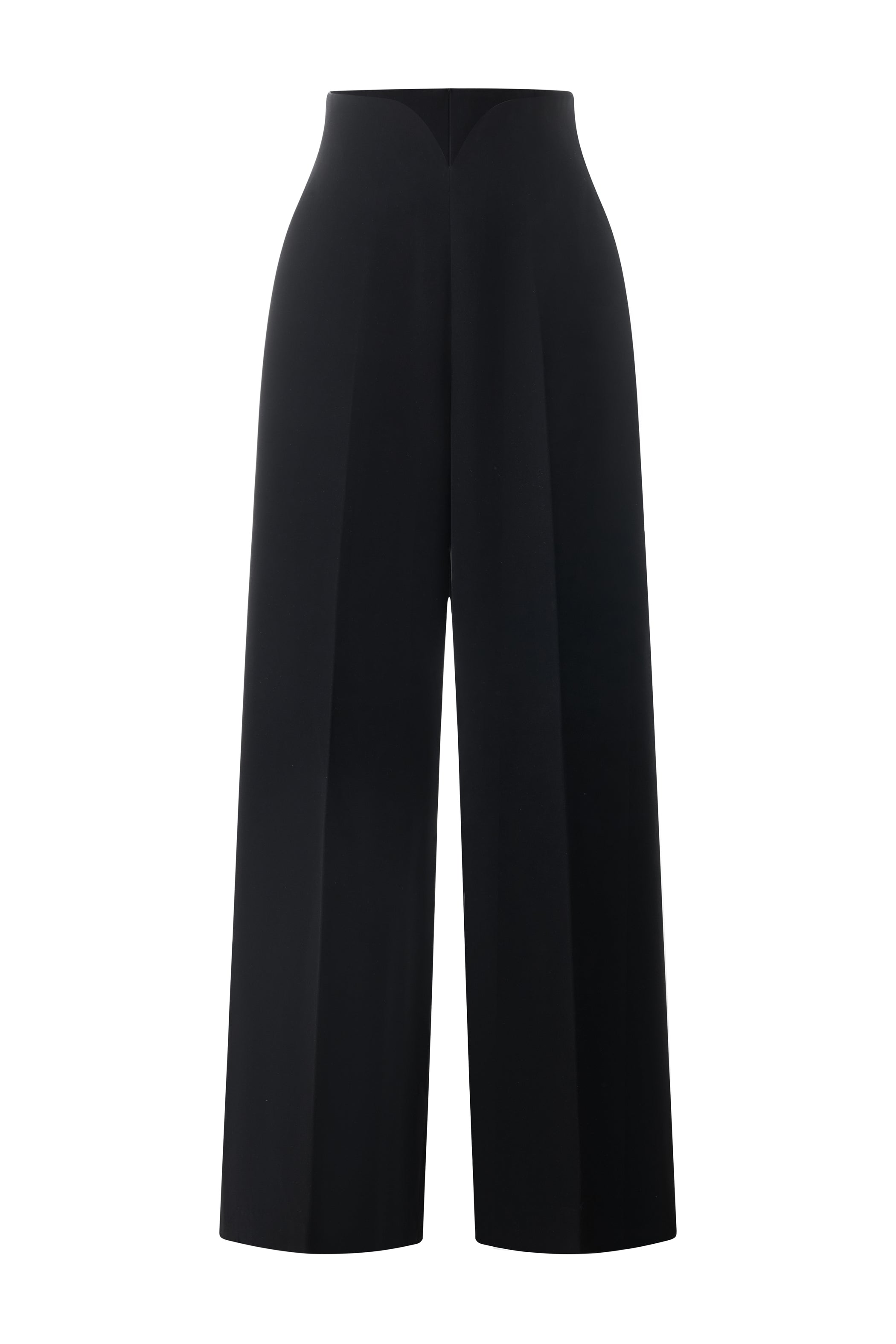 Denver Straight Wide Leg Crepe Maxi Pants