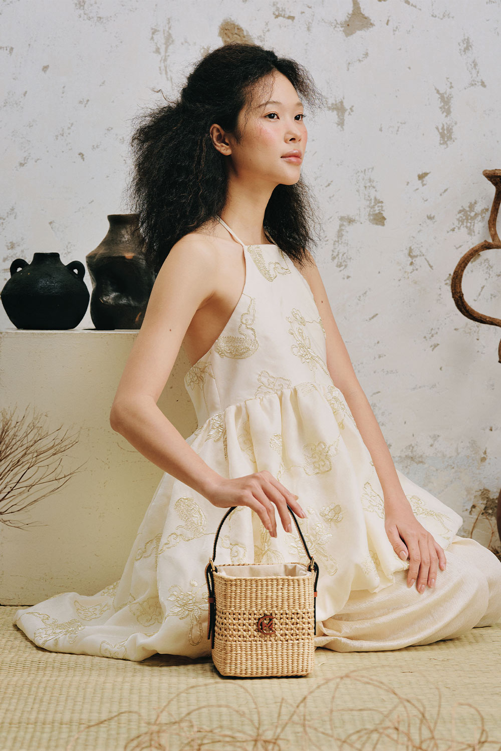 Kim Water Hyacinth Fiber Bag