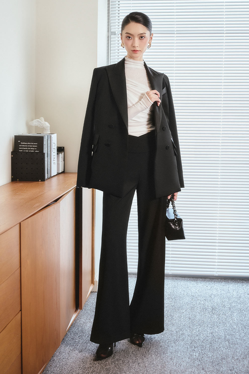 Margot Bodycon Turtle Neck Spandex Top