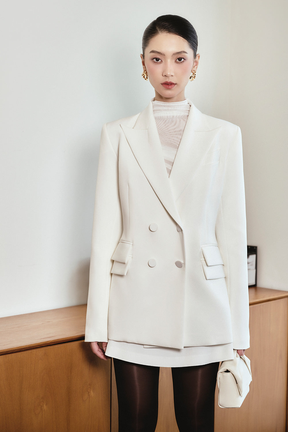 Margot Bodycon Turtle Neck Spandex Top