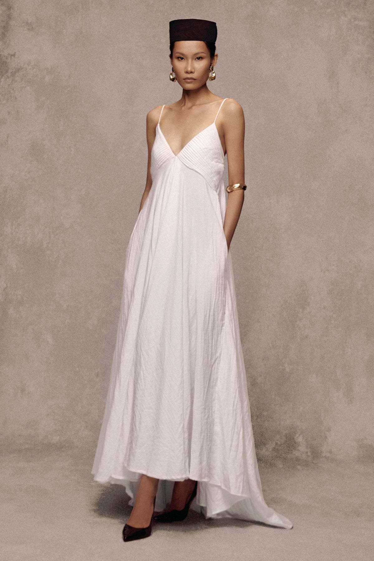 Bach Dang V-Neck Maxi Dress - MEAN BLVD