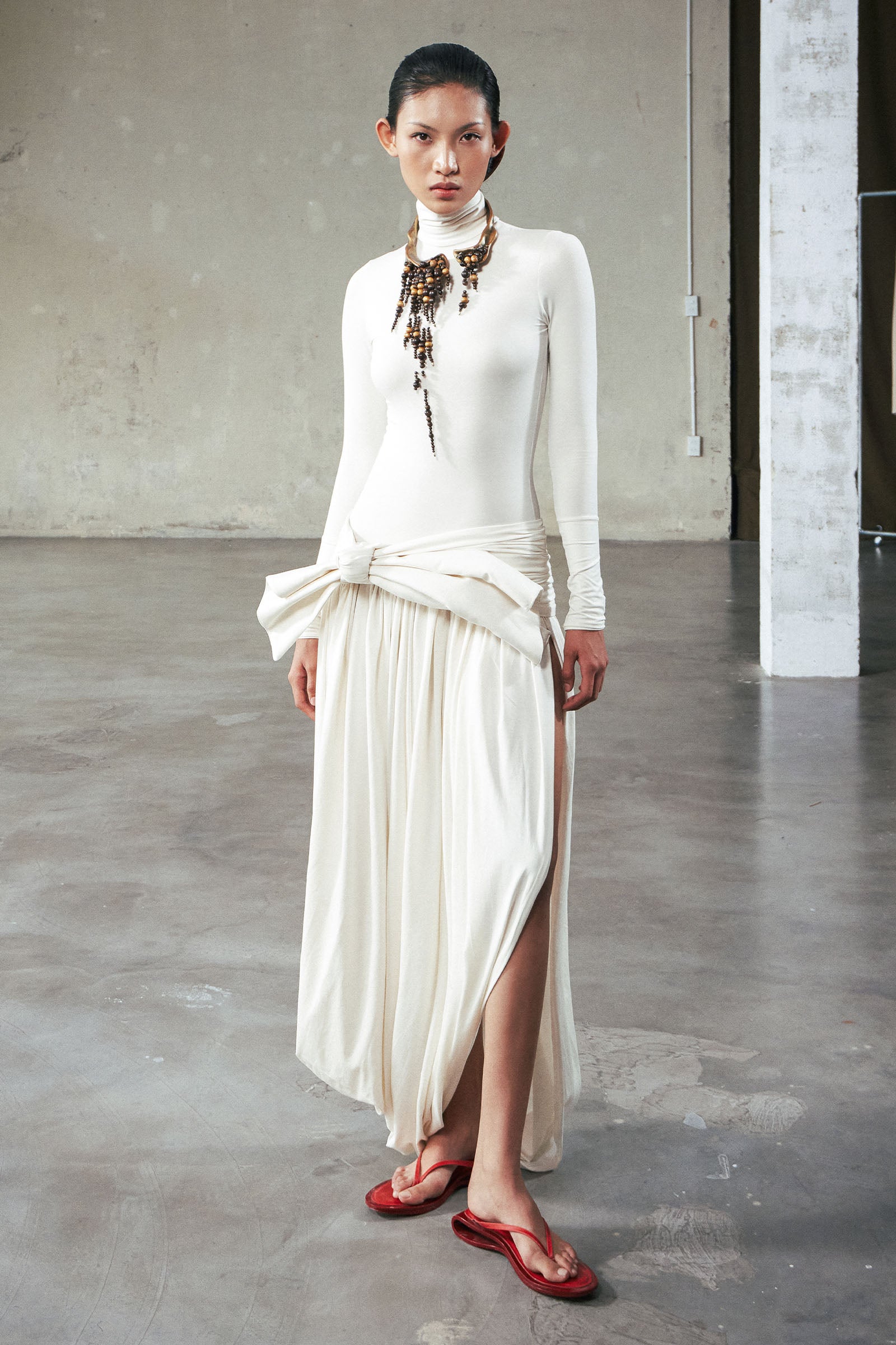 Bach Draped Maxi Dress - MEAN BLVD