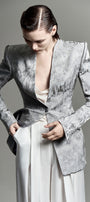 Badajoz Peplum Blazer - MEAN BLVD
