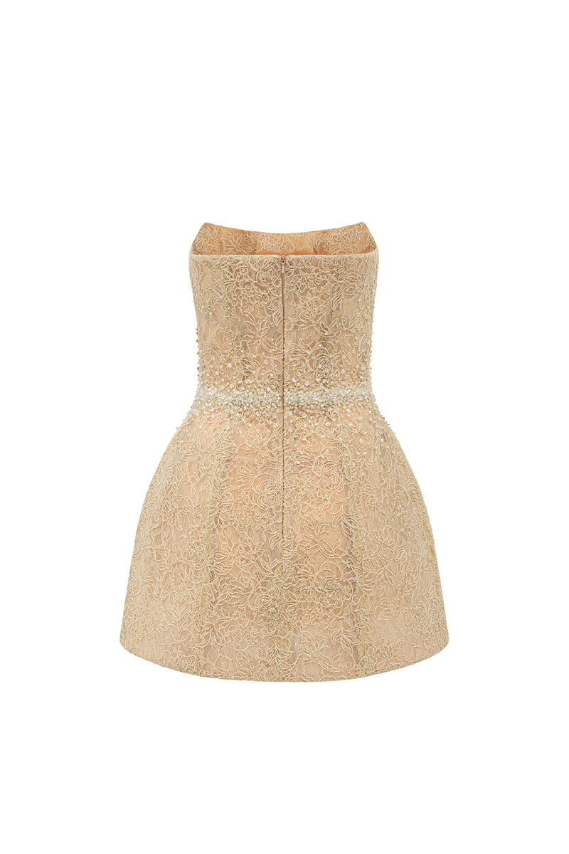 mae mini dress gold Altar'd State Mae Mini Dress
