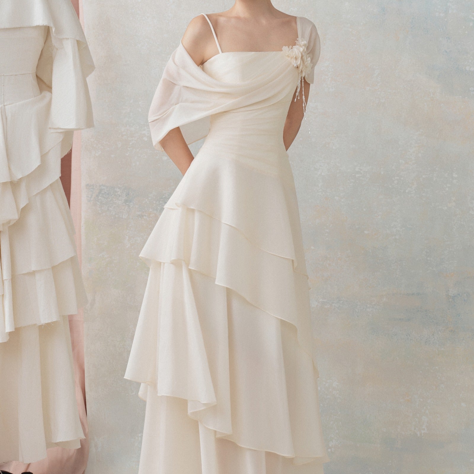 Beila Ruffle Maxi Dress - MEAN BLVD