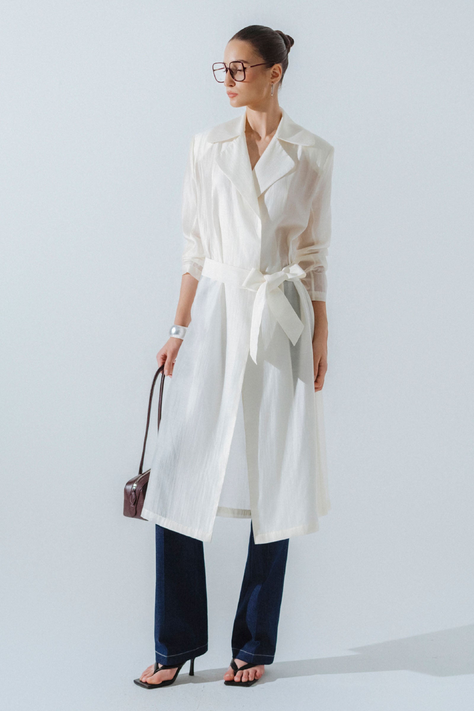 Bella Notched Lapel Trench Coat - MEAN BLVD