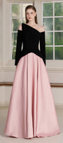Belle Asymmetric Neck Maxi Dress - MEAN BLVD
