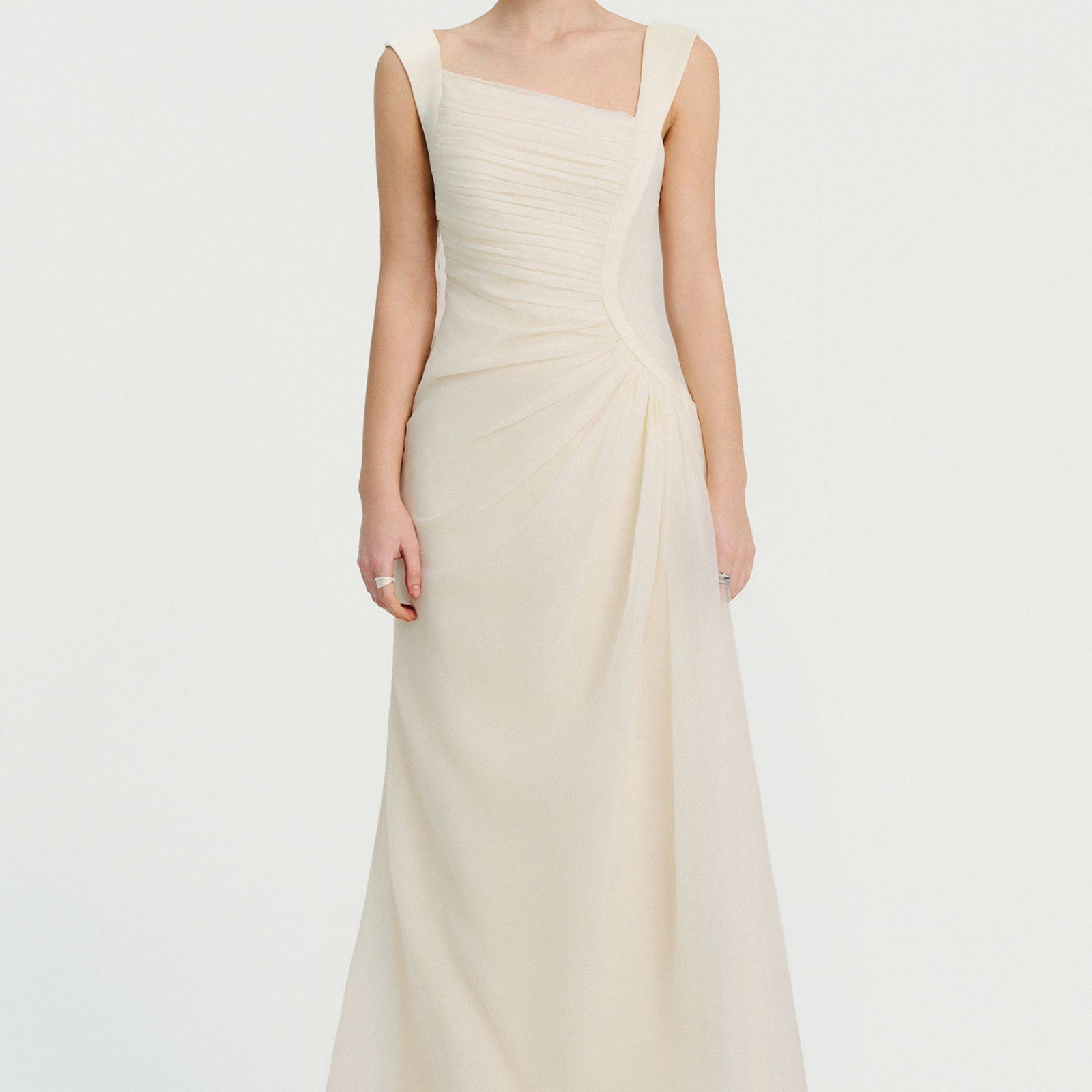 Bianca Ruched Maxi Dress - MEAN BLVD