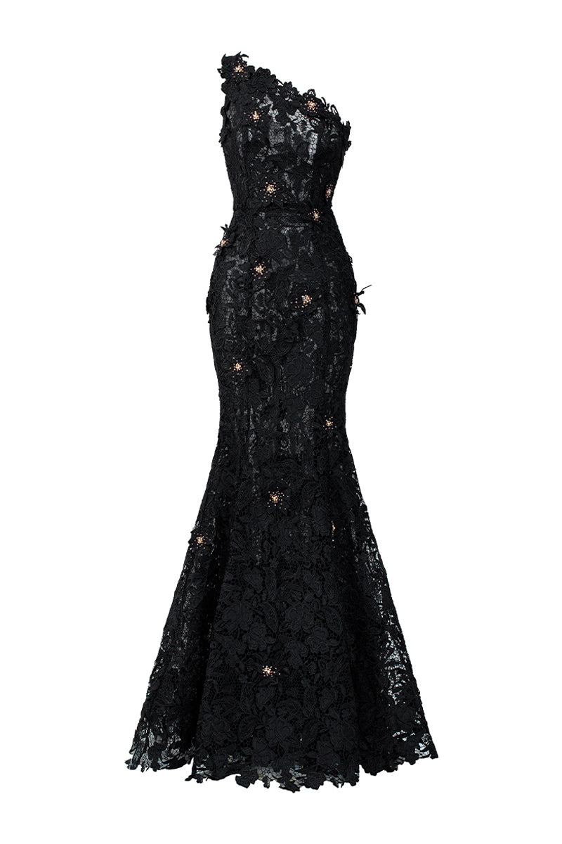 Zyre One Shoulder Maxi Dress