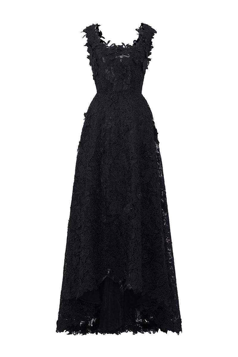 Yva Square Neck Maxi Dress