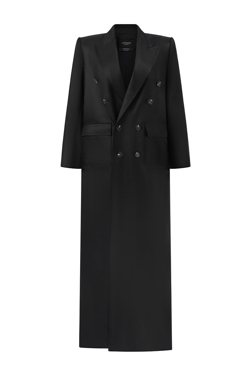 Elune Notch Neck Trench Coat
