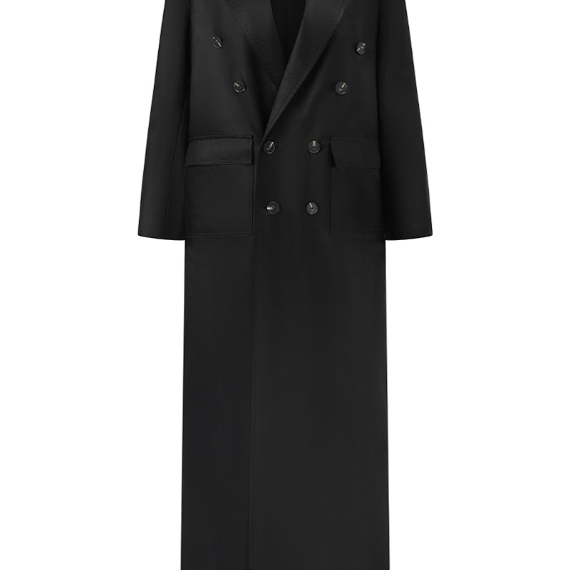 Elune Notch Neck Trench Coat