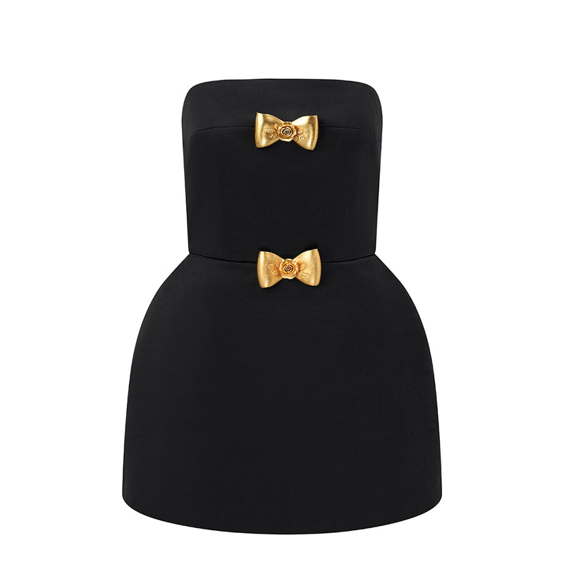 Nael Ribbon Mini Dress