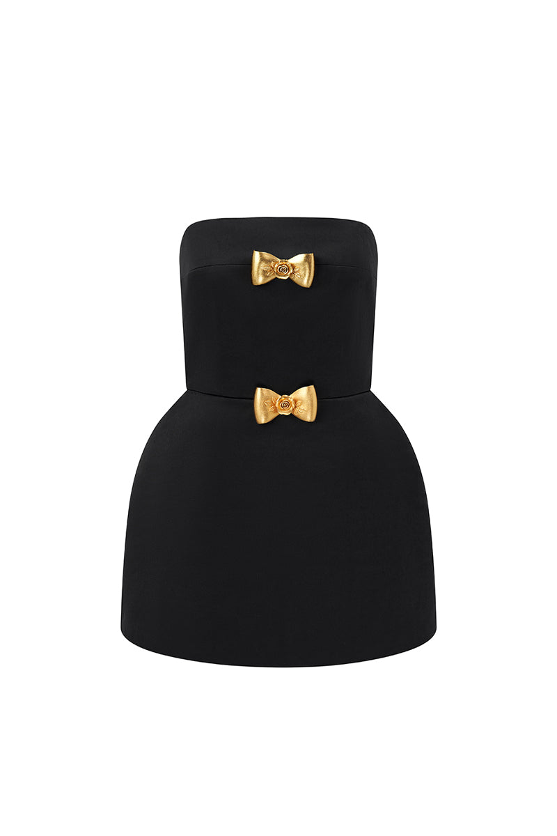 Nael Ribbon Mini Dress