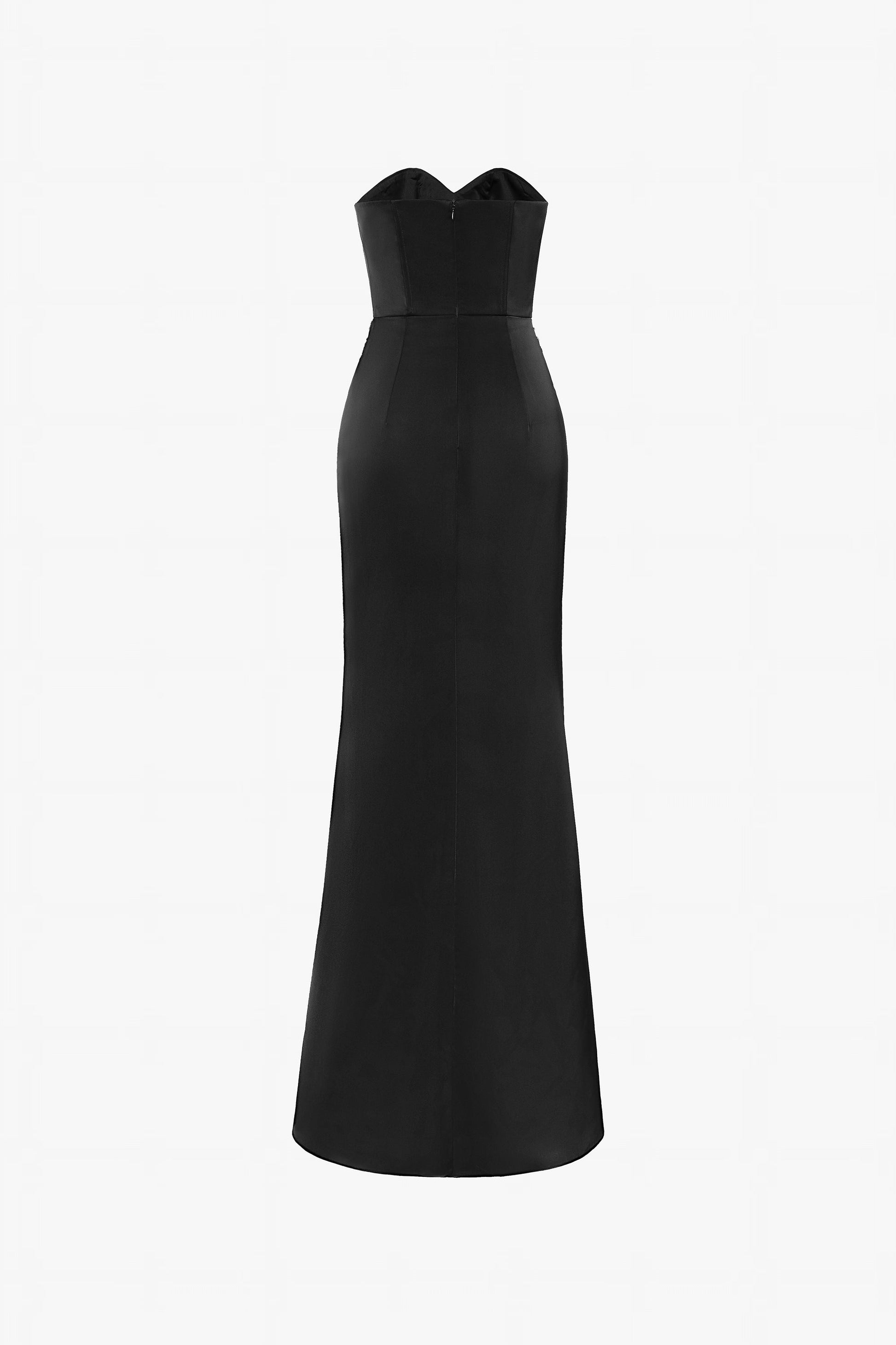 Glamorous Feather Trimmed Embellished Maxi Dress 3