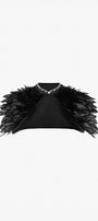 Glamorous Feather Trimmed Embellished Maxi Dress 4