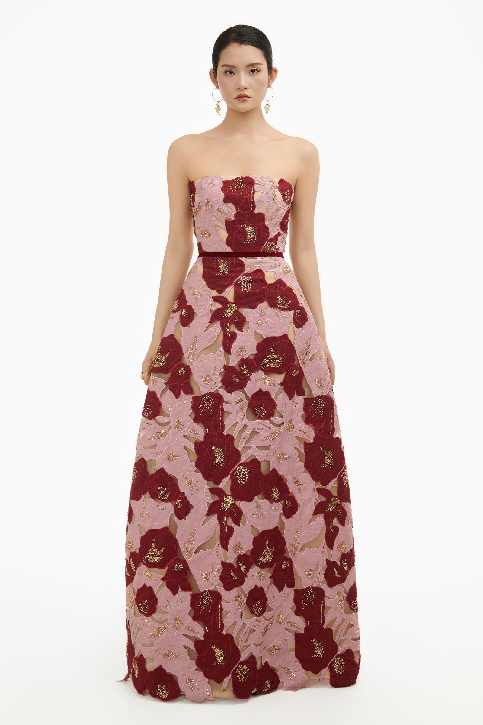 Bloom Straight Across Maxi Dress - MEAN BLVD