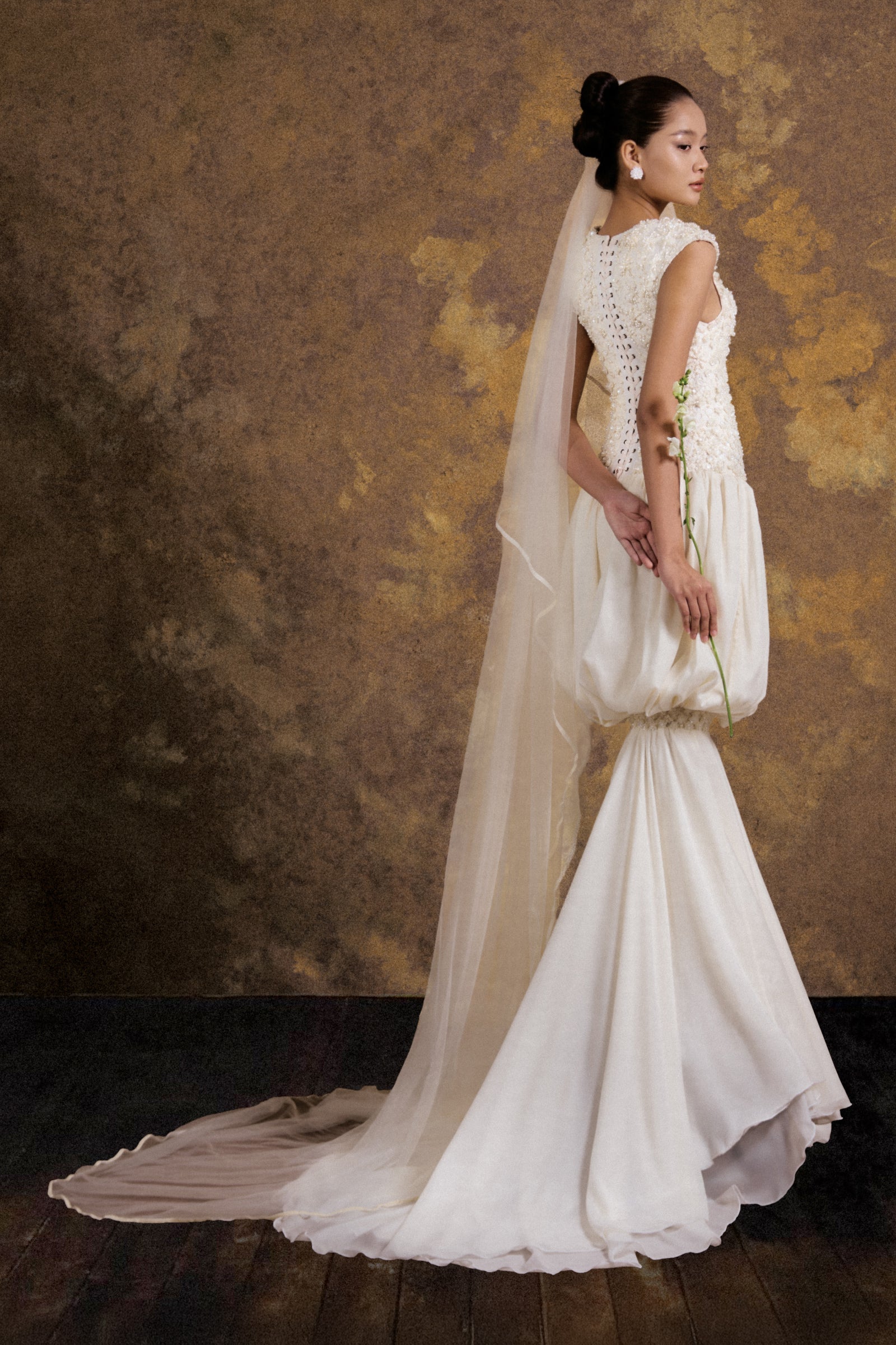 Passionate Night Applique Maxi Dress