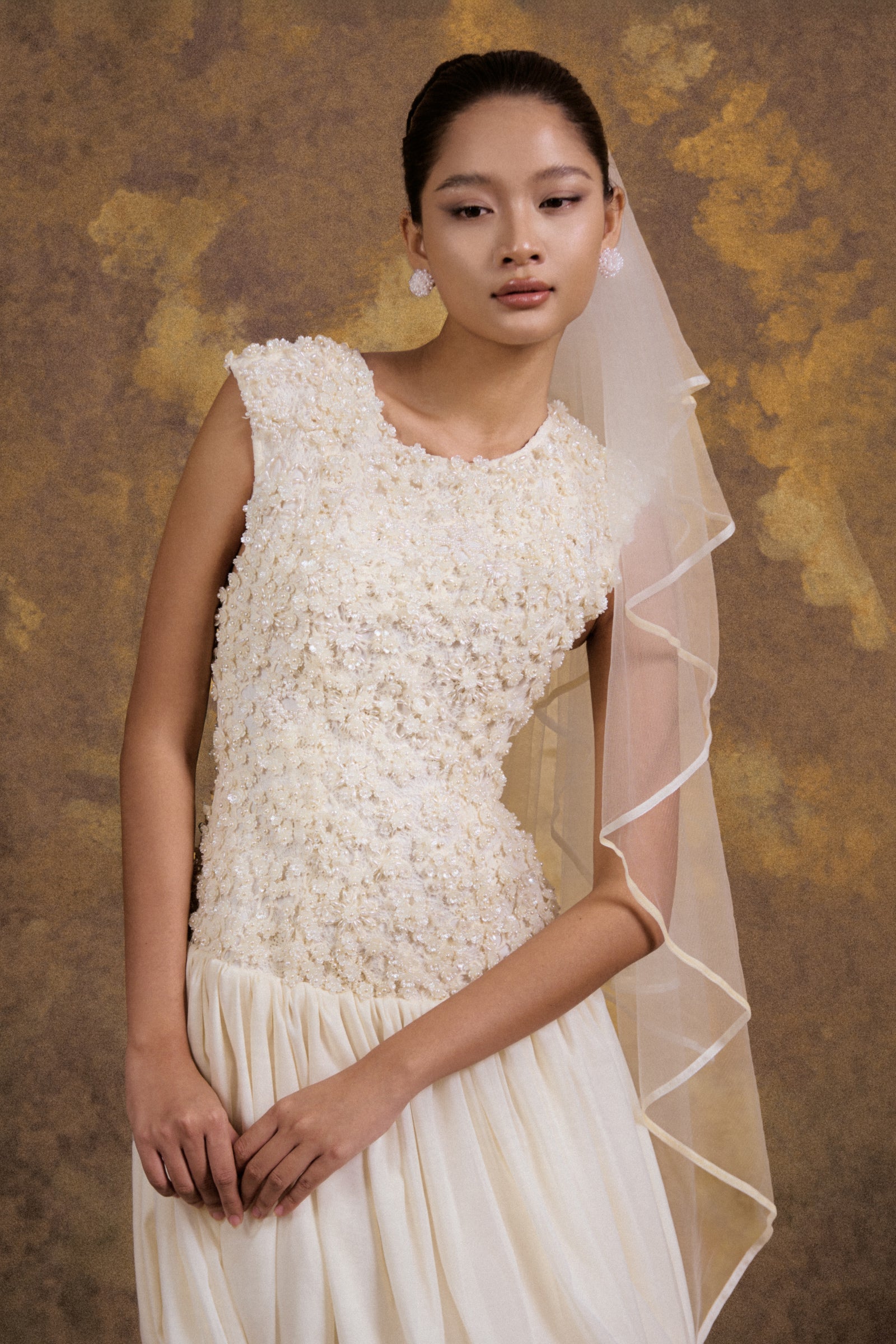 Passionate Night Applique Maxi Dress