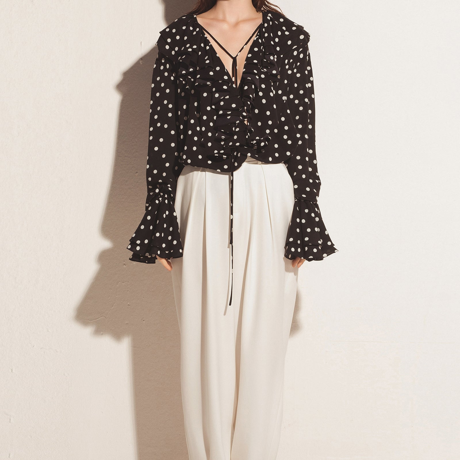 Brienne Ruffle Shirt - MEAN BLVD