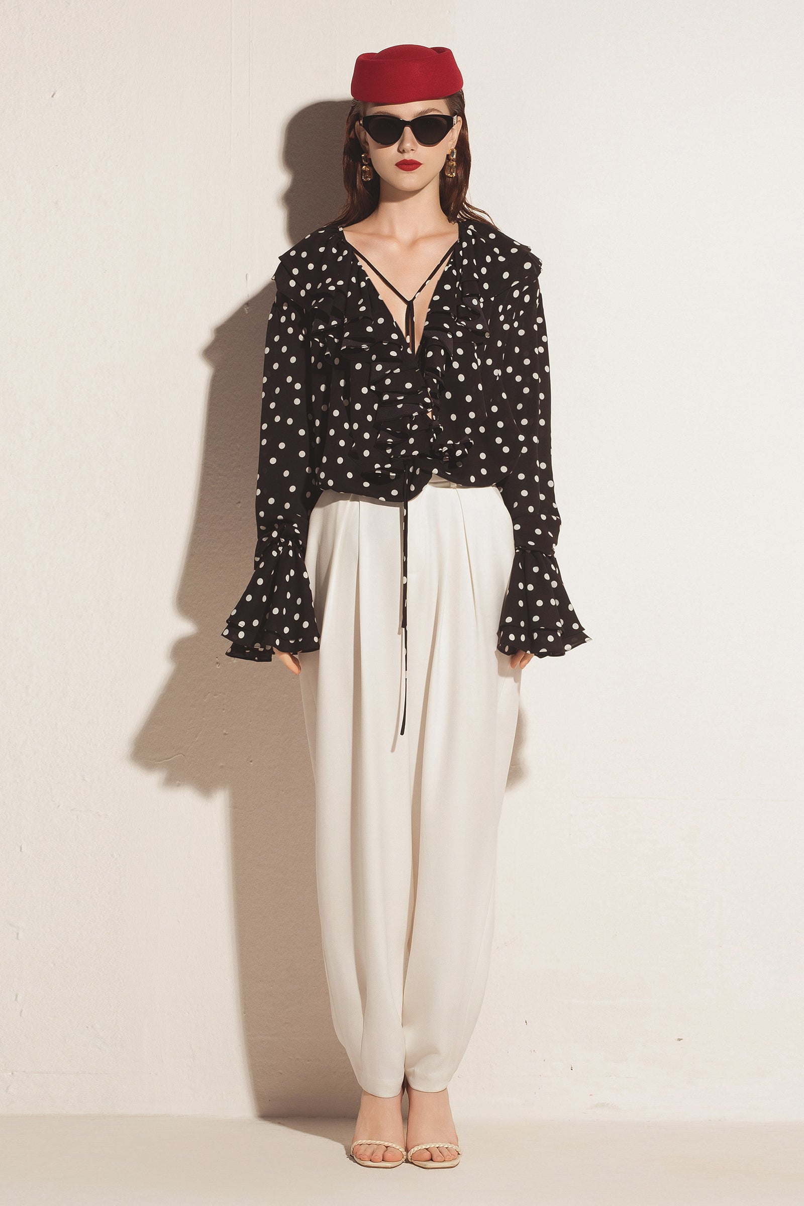 Brienne Ruffle Shirt - MEAN BLVD