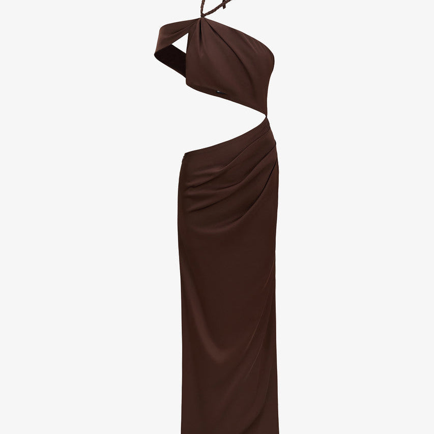 Scandal Silk Cut Out Maxi Dress 2