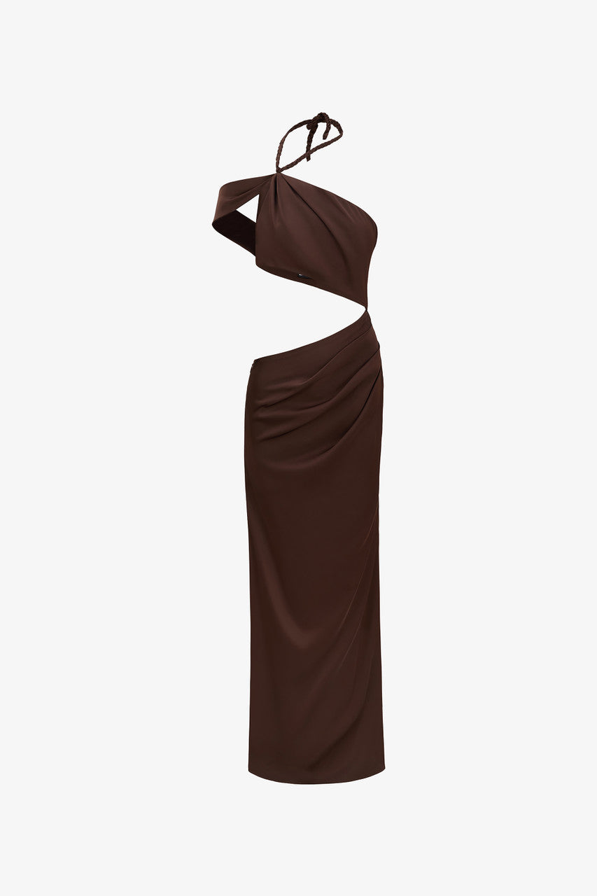 Scandal Silk Cut Out Maxi Dress 2