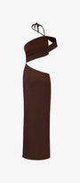 Scandal Silk Cut Out Maxi Dress 4