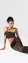 Scandal Silk Cut Out Maxi Dress 5
