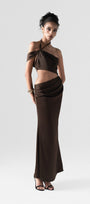 Scandal Silk Cut Out Maxi Dress 6