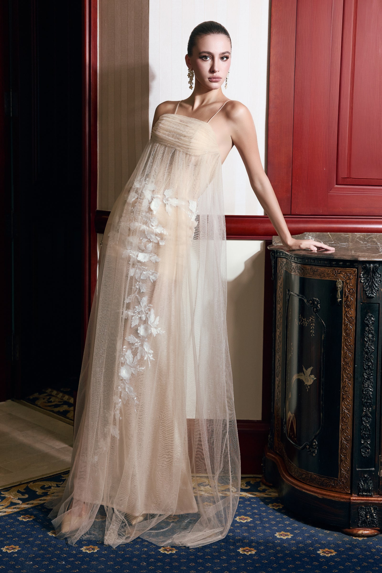 Brum Applique Maxi Dress