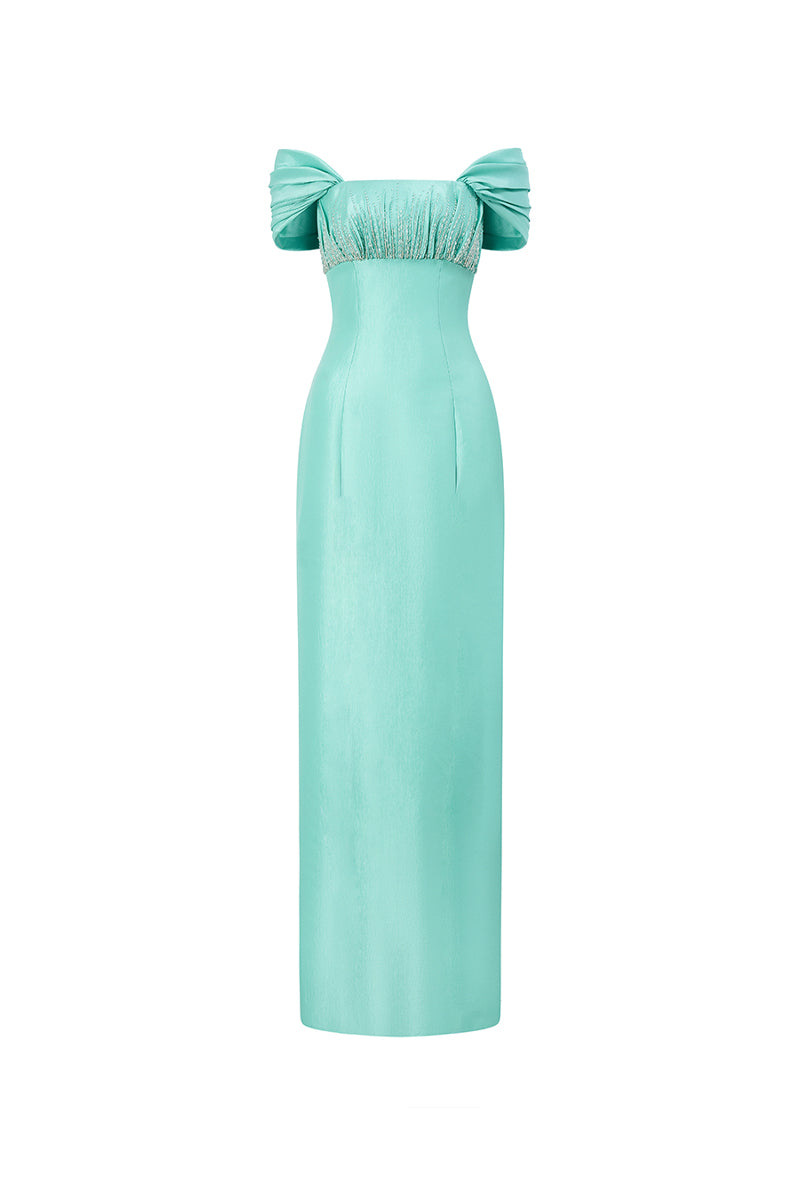 Thera Draped Maxi Dress