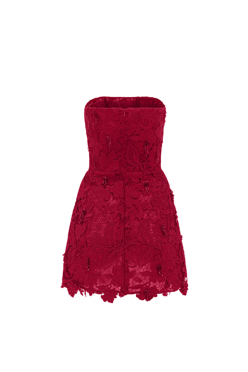 Obsidra Bead Mini Dress