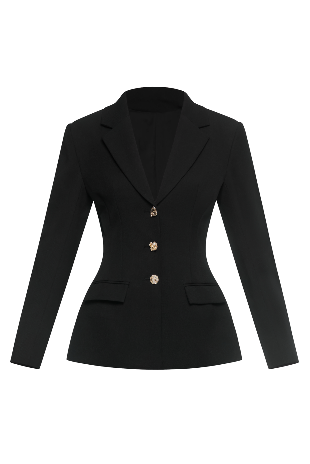 Aurelius Sheath Button Blazer