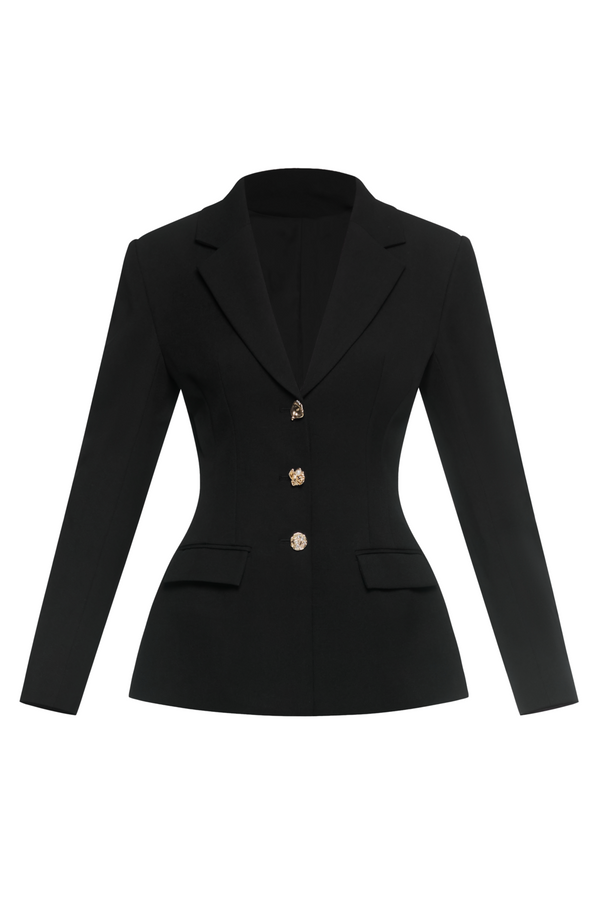 Aurelius Sheath Button Blazer