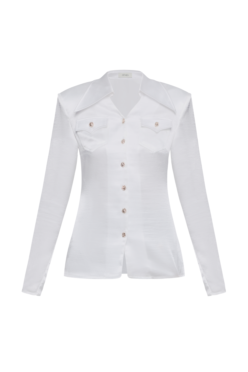 Elowen V-Neck Button Shirt