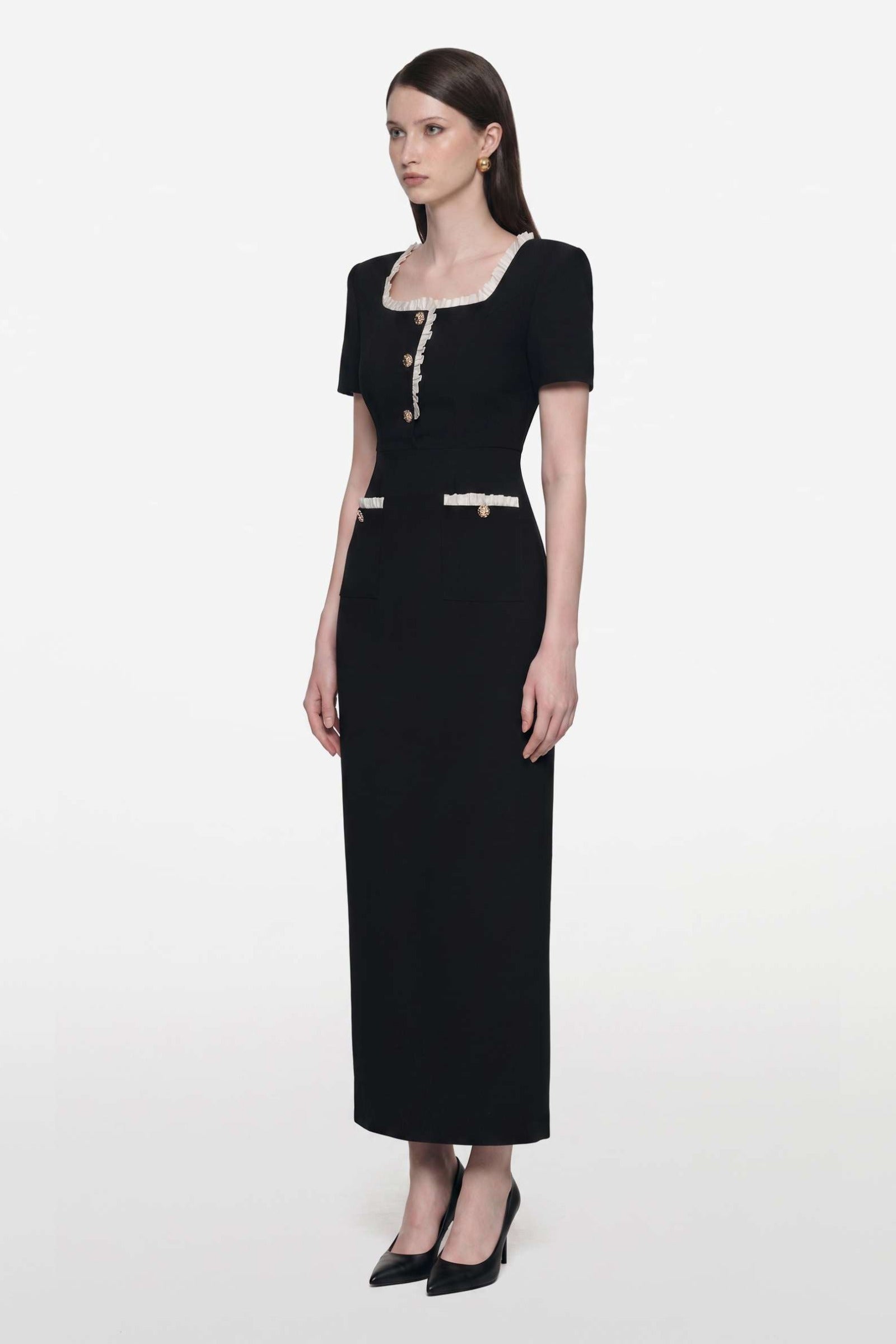 Lysandra Square Neck Maxi Dress