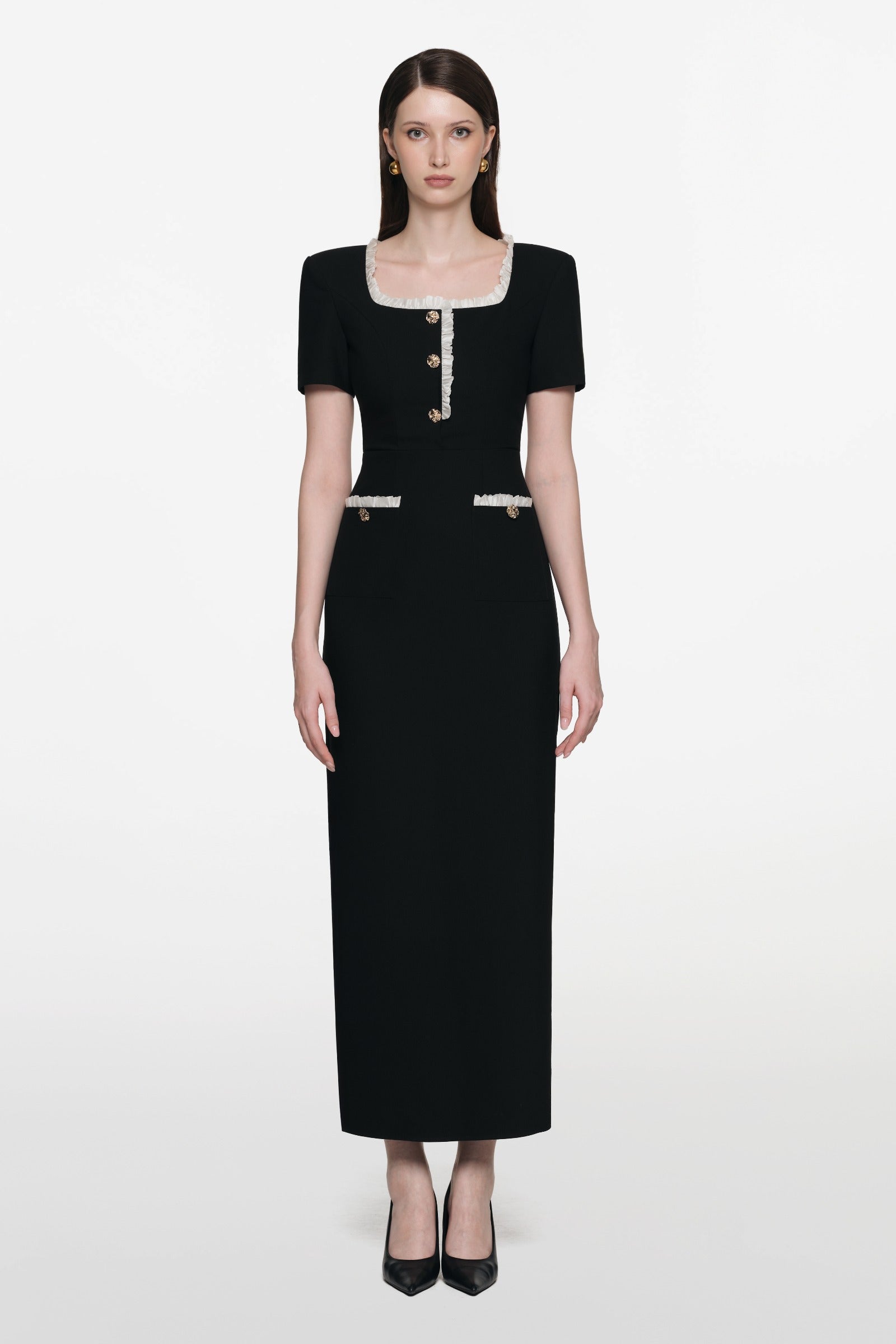 Lysandra Square Neck Maxi Dress