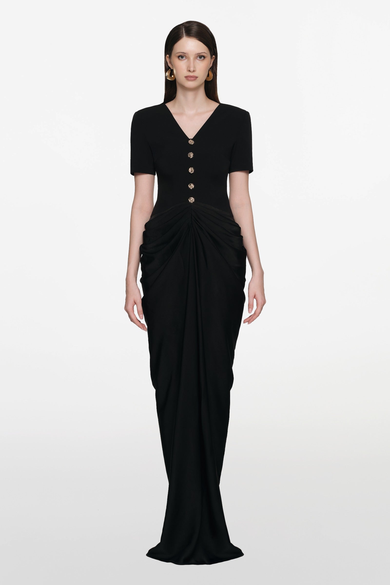 Rowena Draped Maxi Dress