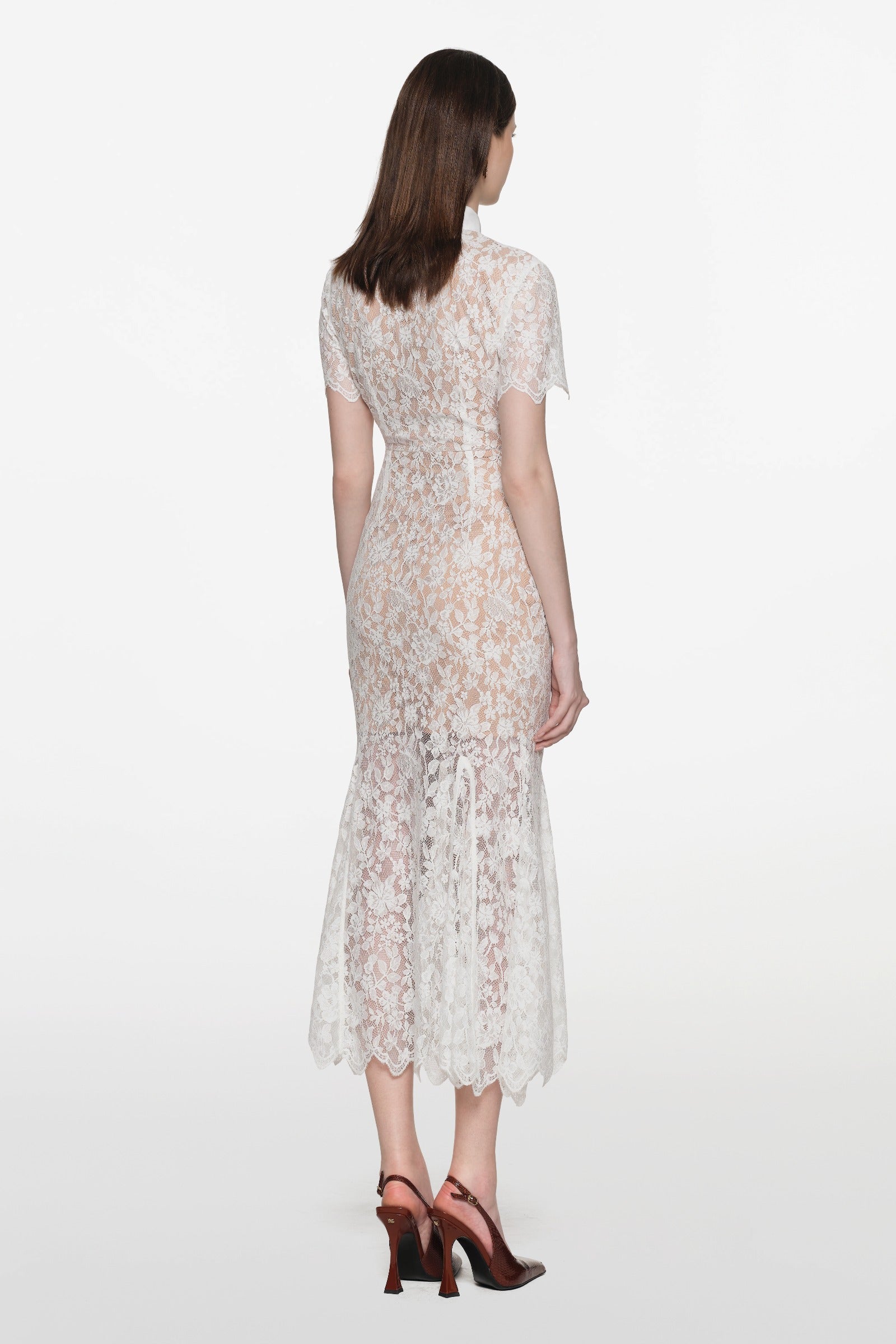Zelda Collared Midi Dress