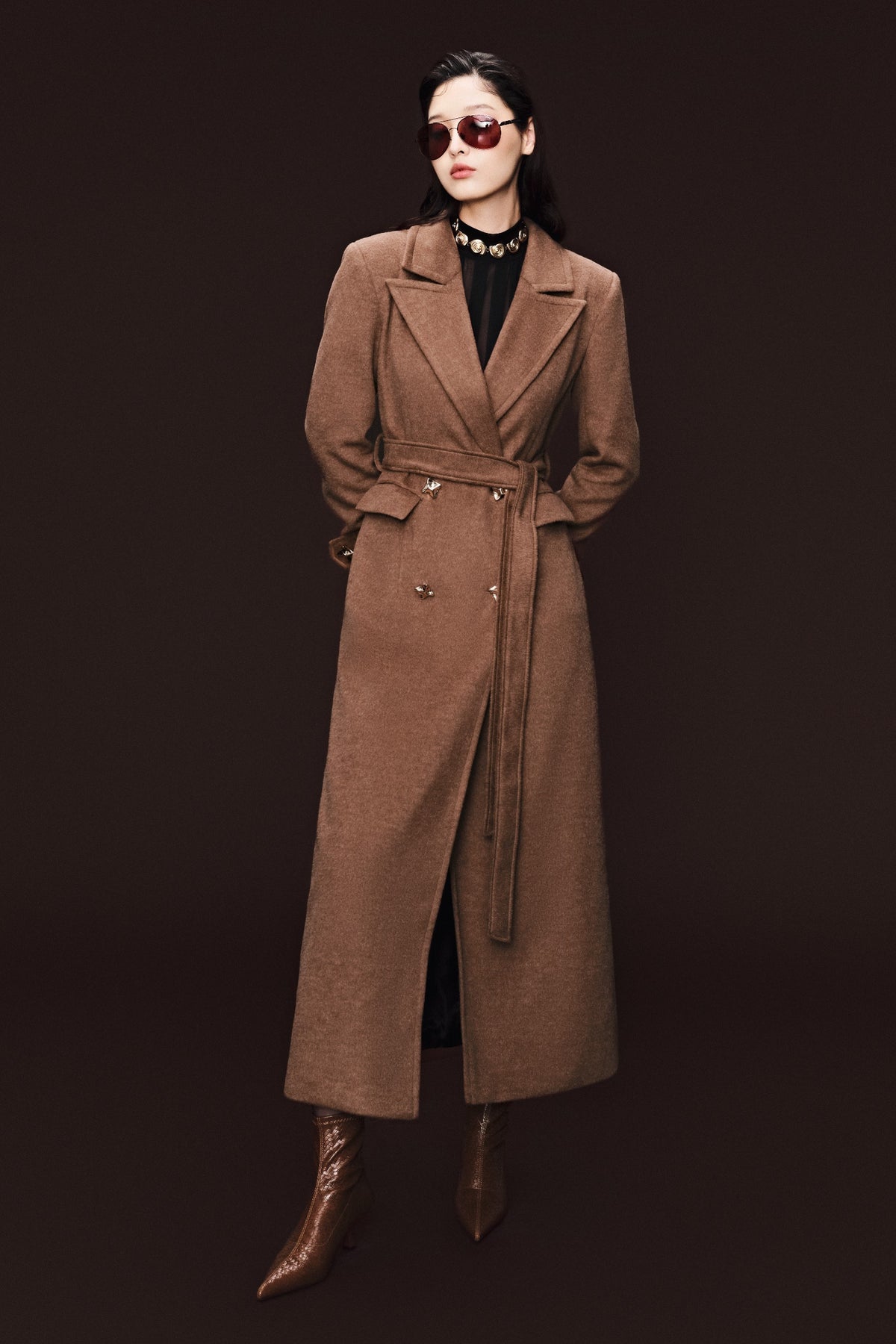 Diana V-Neck Trench Coat
