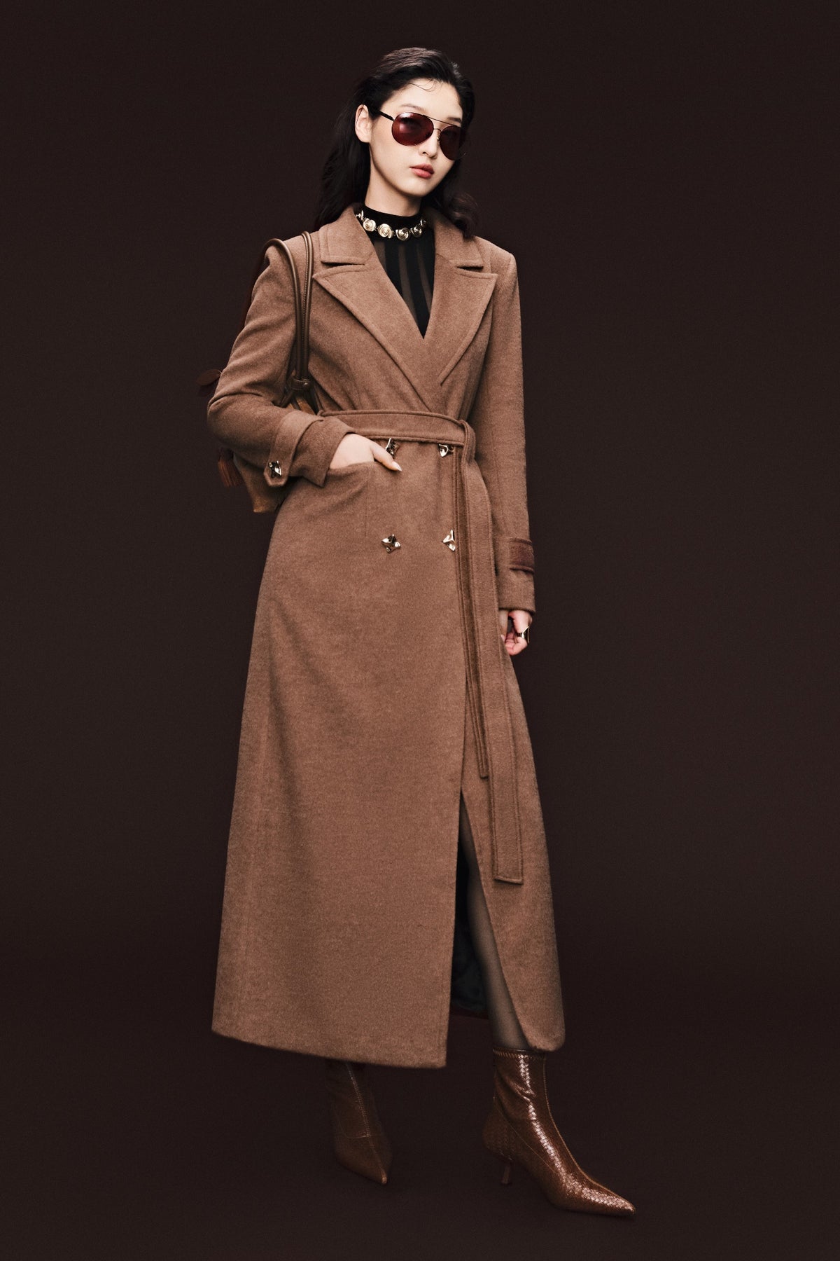 Diana V-Neck Trench Coat