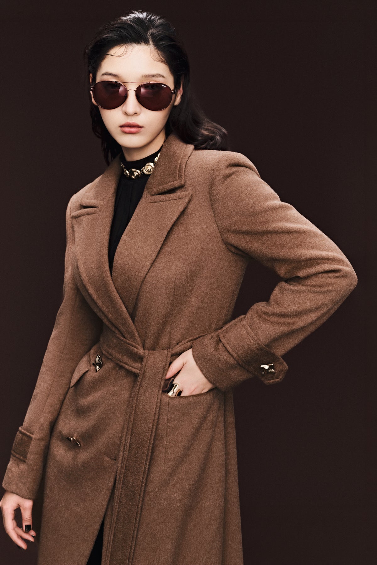 Diana V-Neck Trench Coat