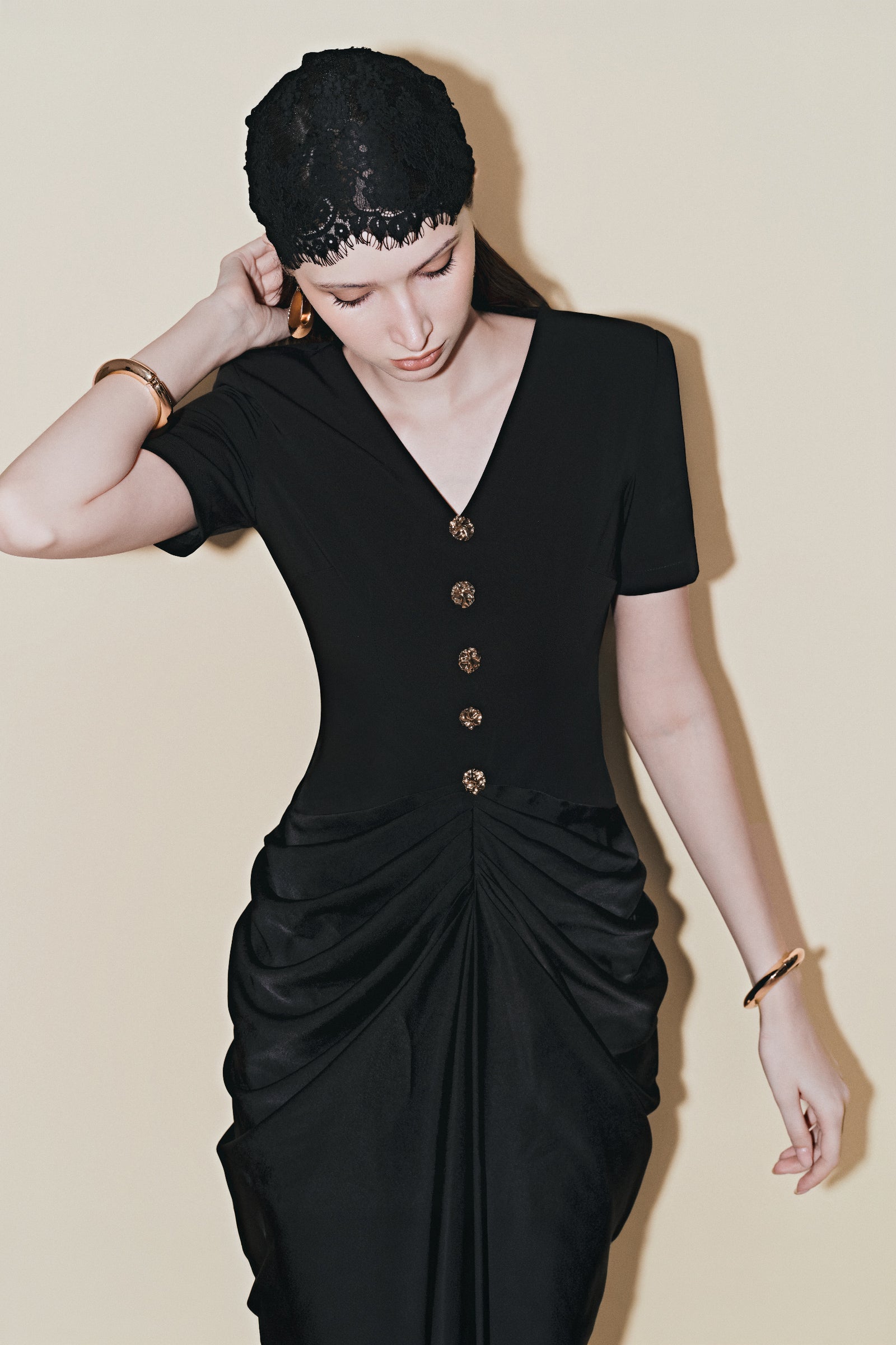 Rowena Draped Maxi Dress