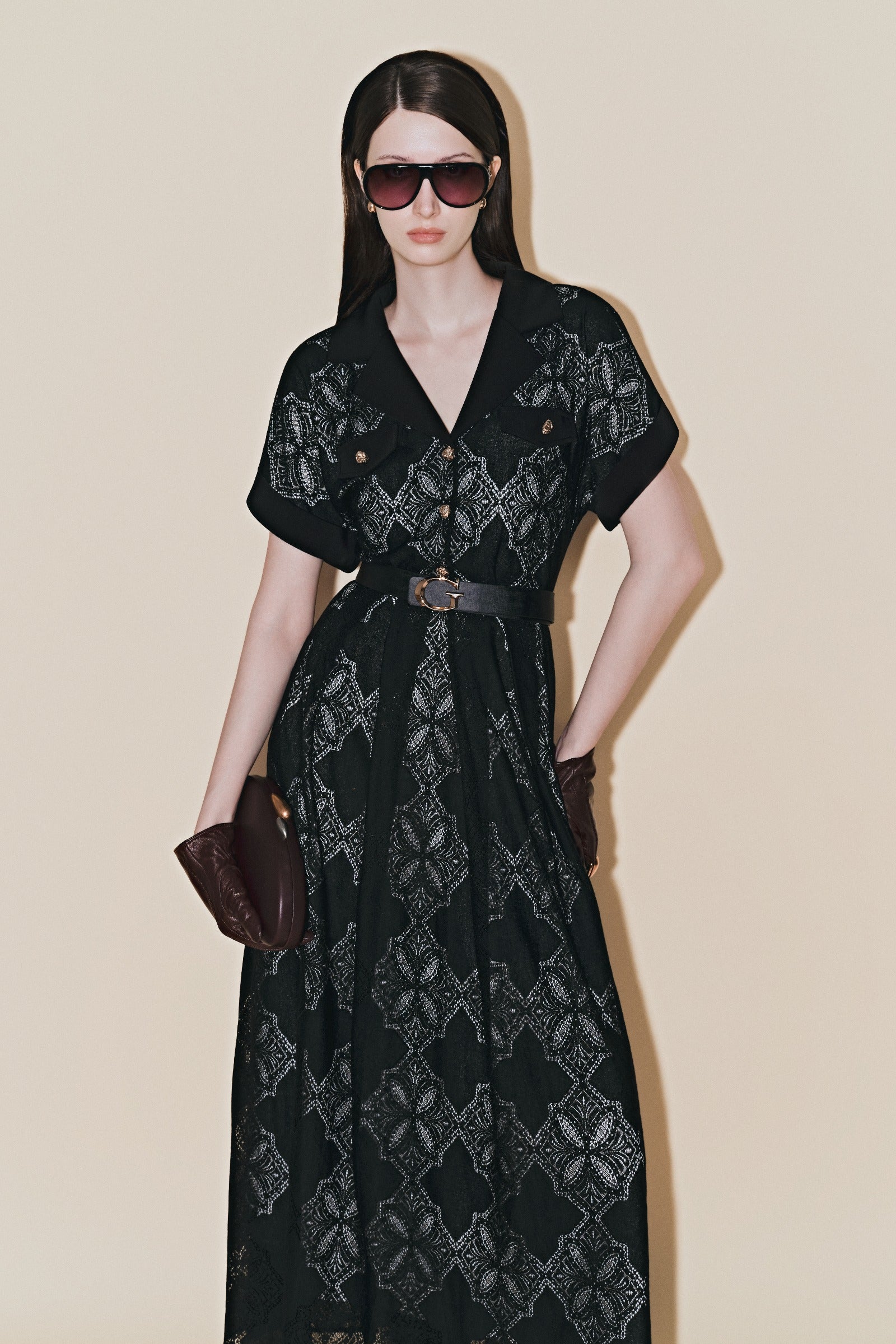 Katherina Embroidery Maxi Dress