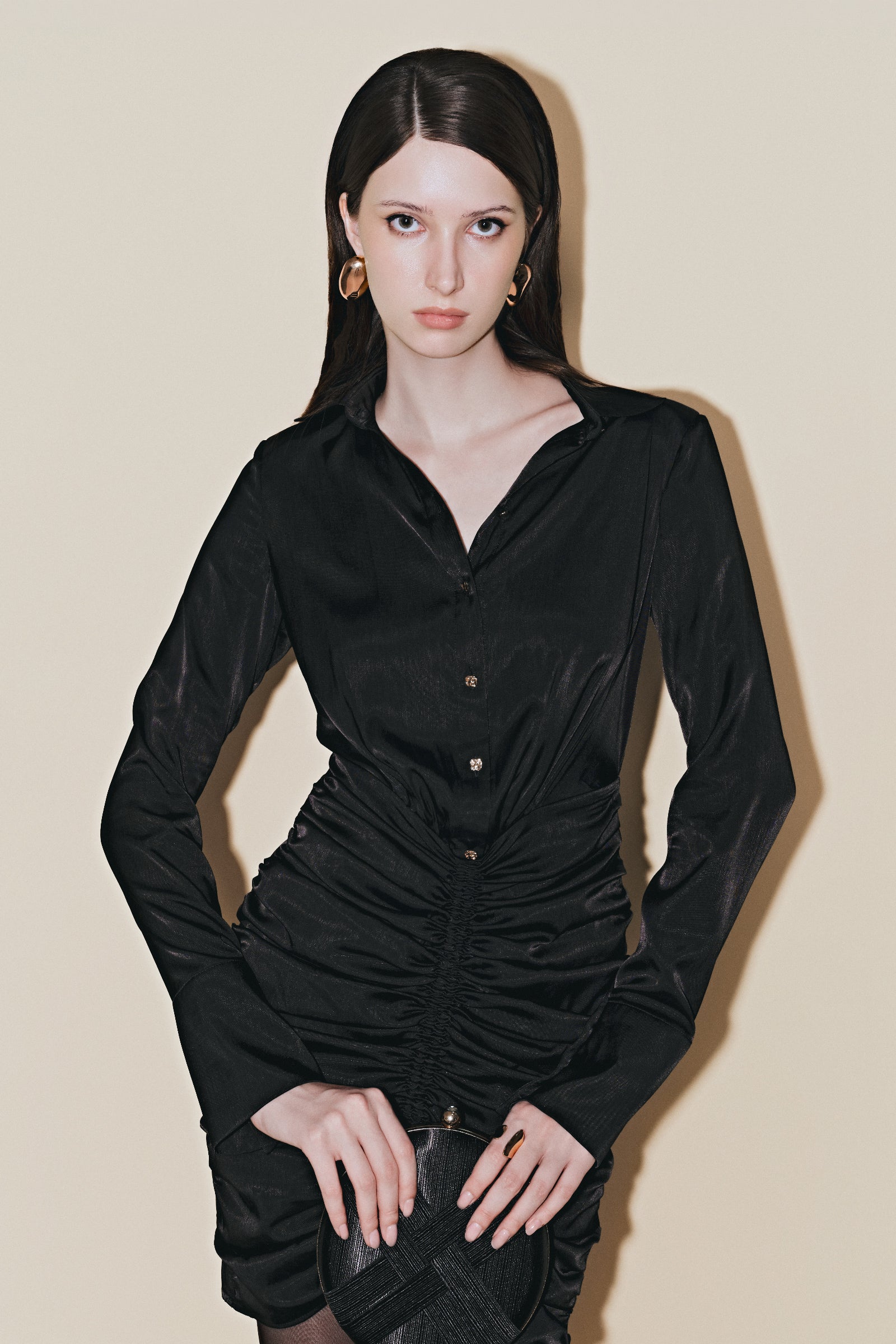 Colette Ruched Mini Dress