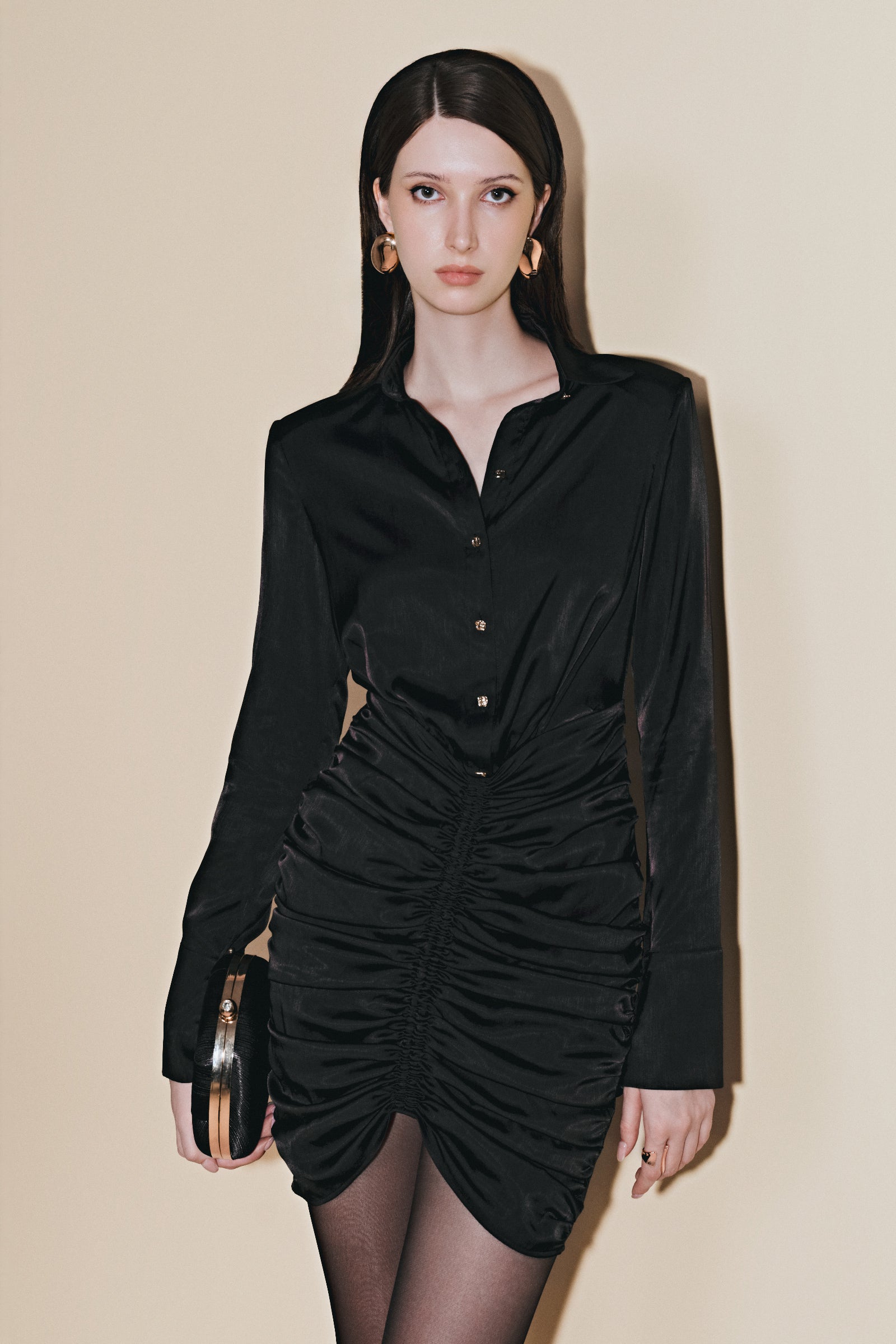 Colette Ruched Mini Dress