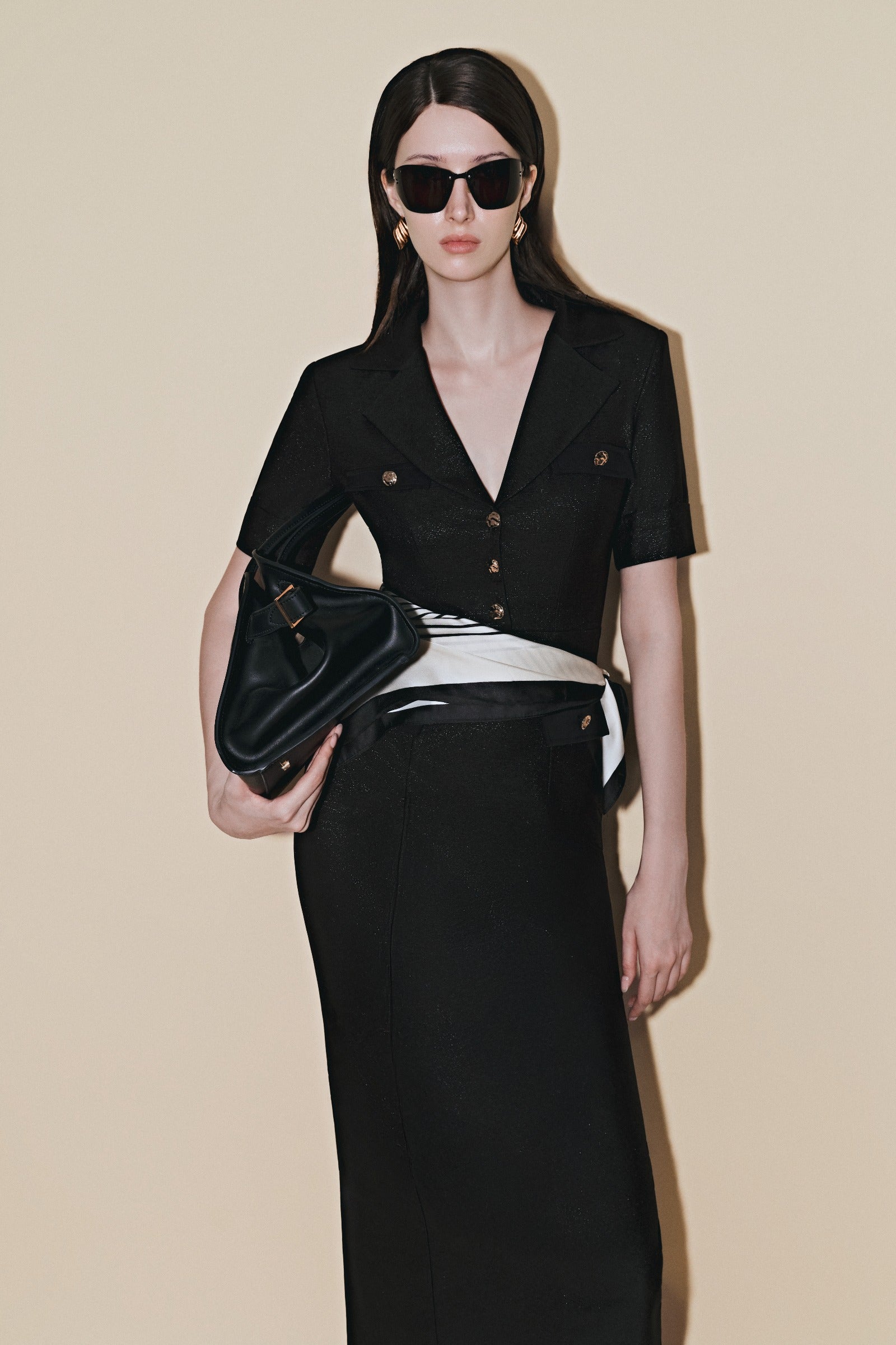 Cordelia V-Neck Midi Dress