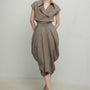 Paris Layered Button Polyester Shirt