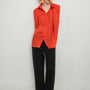 Paislee Straight Bishop Sleeved Silk Shirt